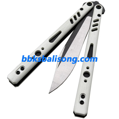 Baliplus Replicant (REP) Live Blade Balisong Clone G10+Titanium Handle BBKSbalisong