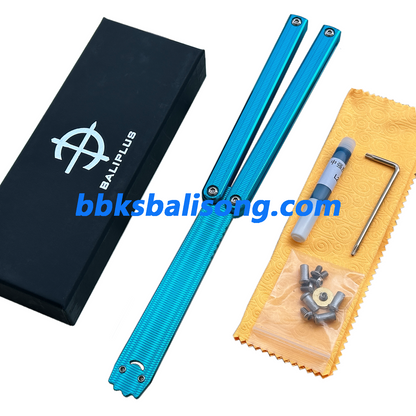 Baliplus Squiddy-AL Balisong Trainer Clone 6061 Aluminum Washer System