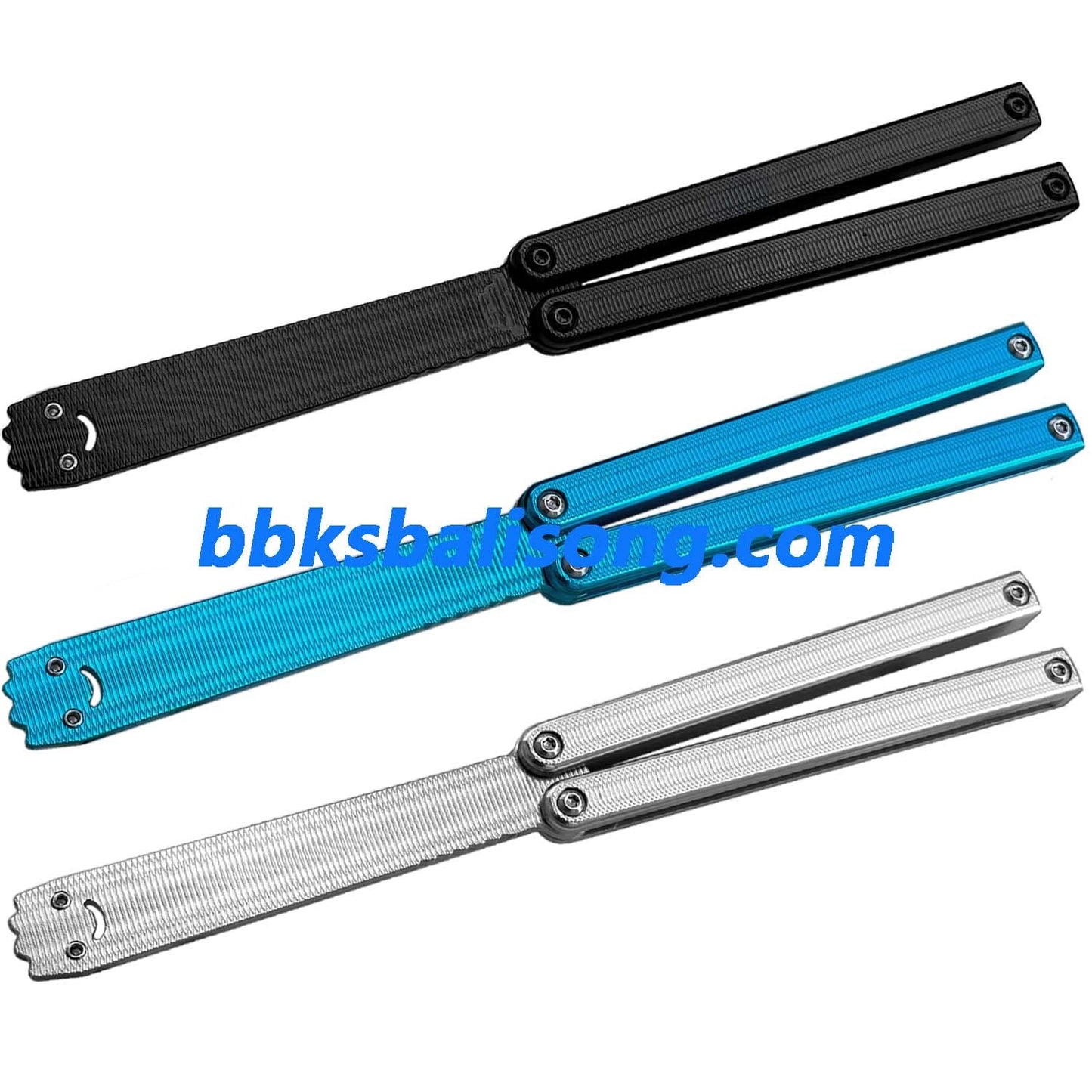 Baliplus Squiddy-AL Balisong Trainer Clone 6061 Aluminum Washer System