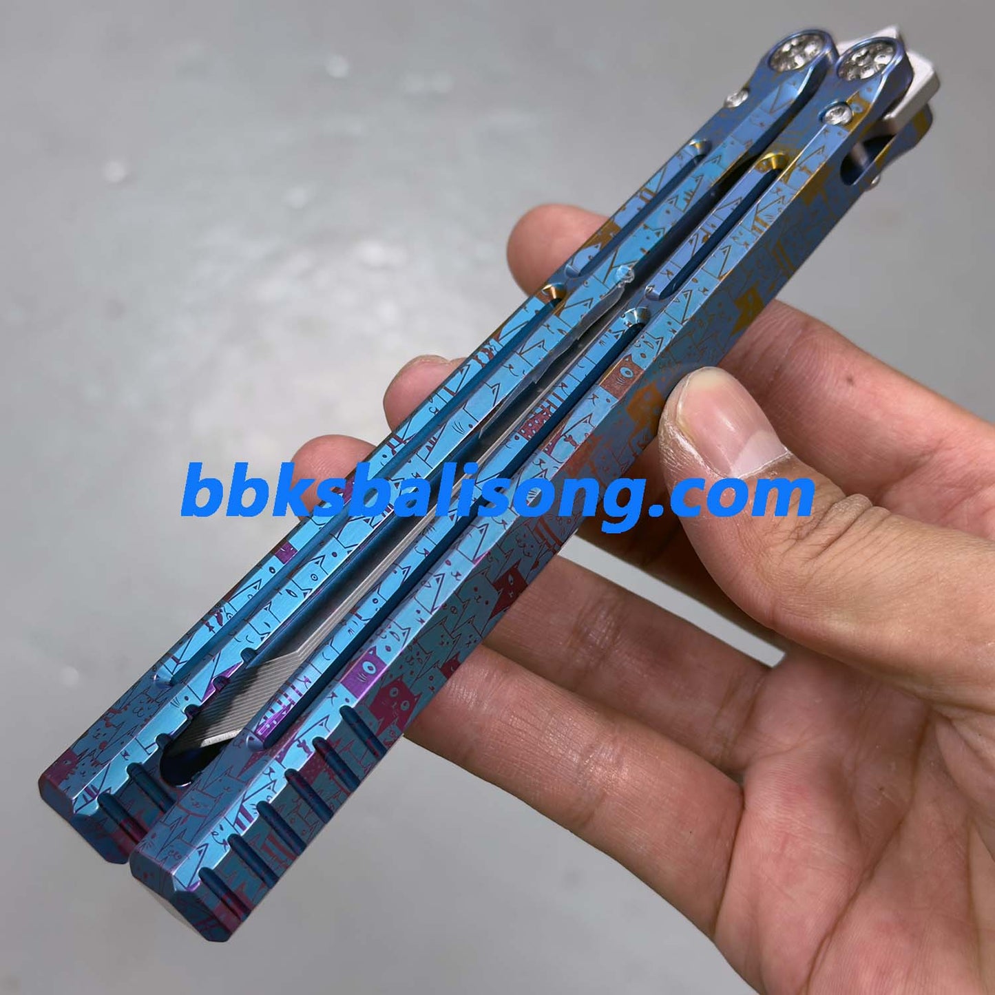 Baliplus Telesto Balisong Clone Titanium Handle