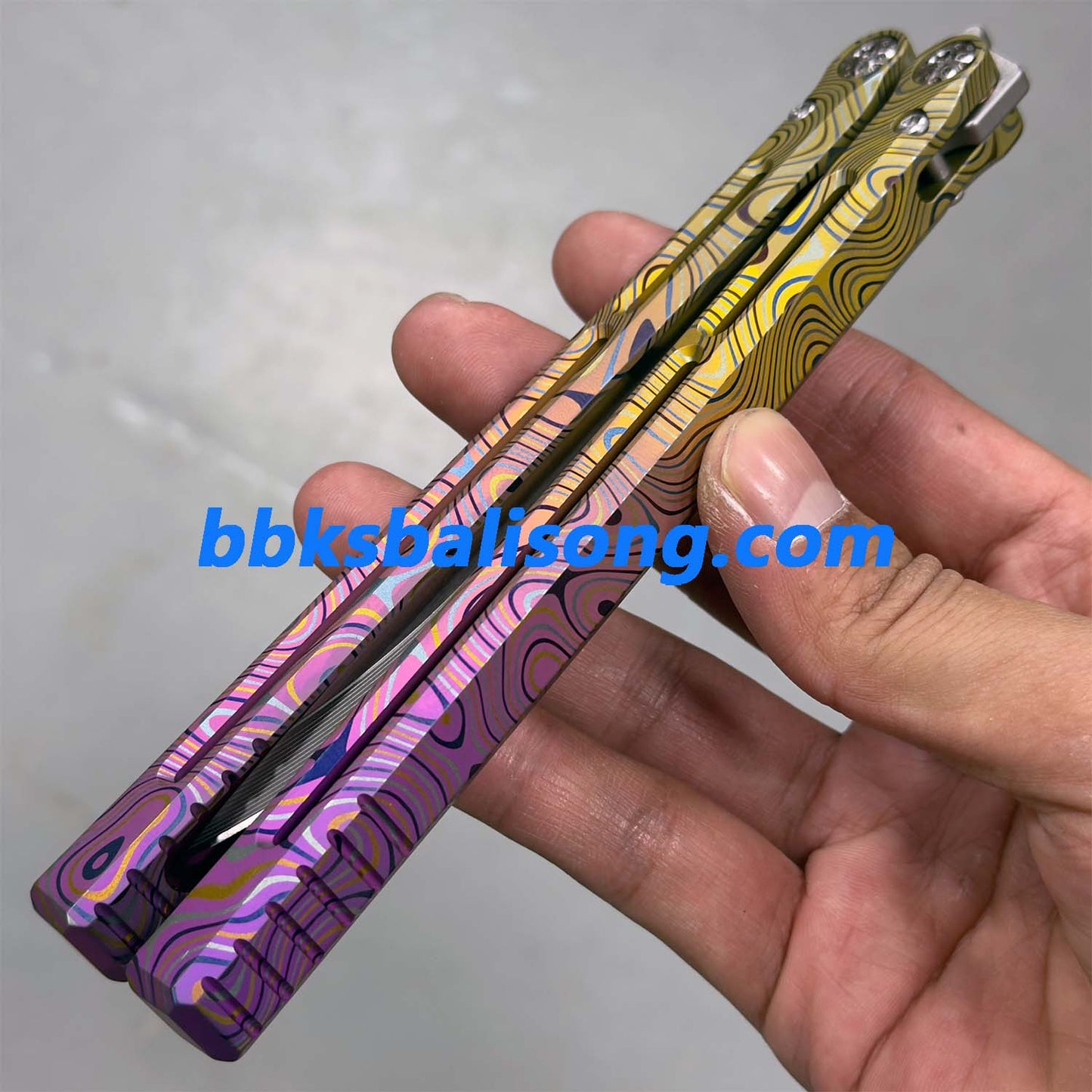 Baliplus Telesto Balisong Clone Titanium Handle