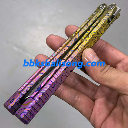 Baliplus Telesto Balisong Clone Titanium Handle