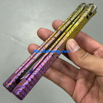 Baliplus Telesto Balisong Clone Titanium Handle