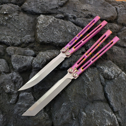 Baliplus Telesto Balisong Clone Titanium Handle