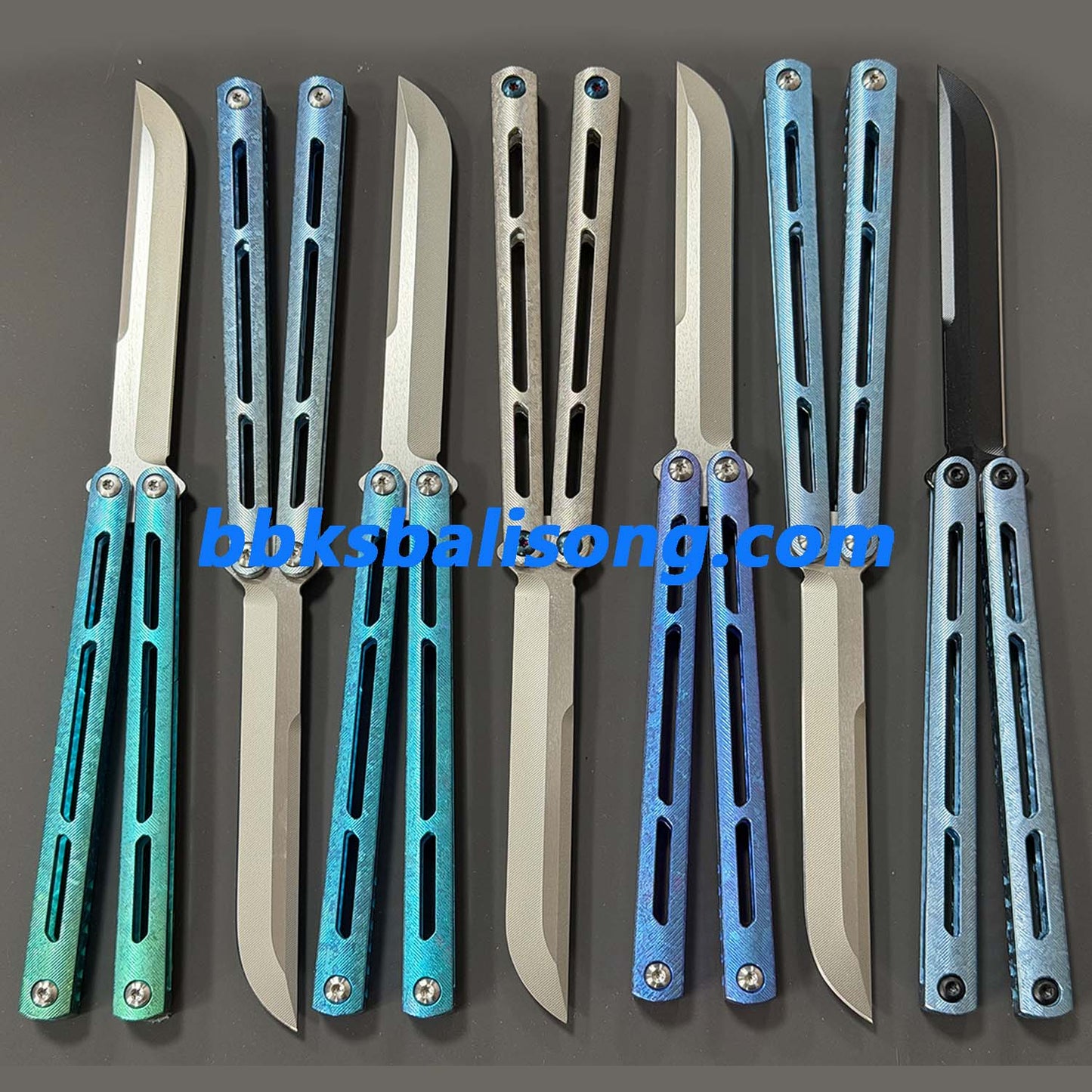 Baliplus Tsunami V4 Balisong Clone Ice Crystal Handle