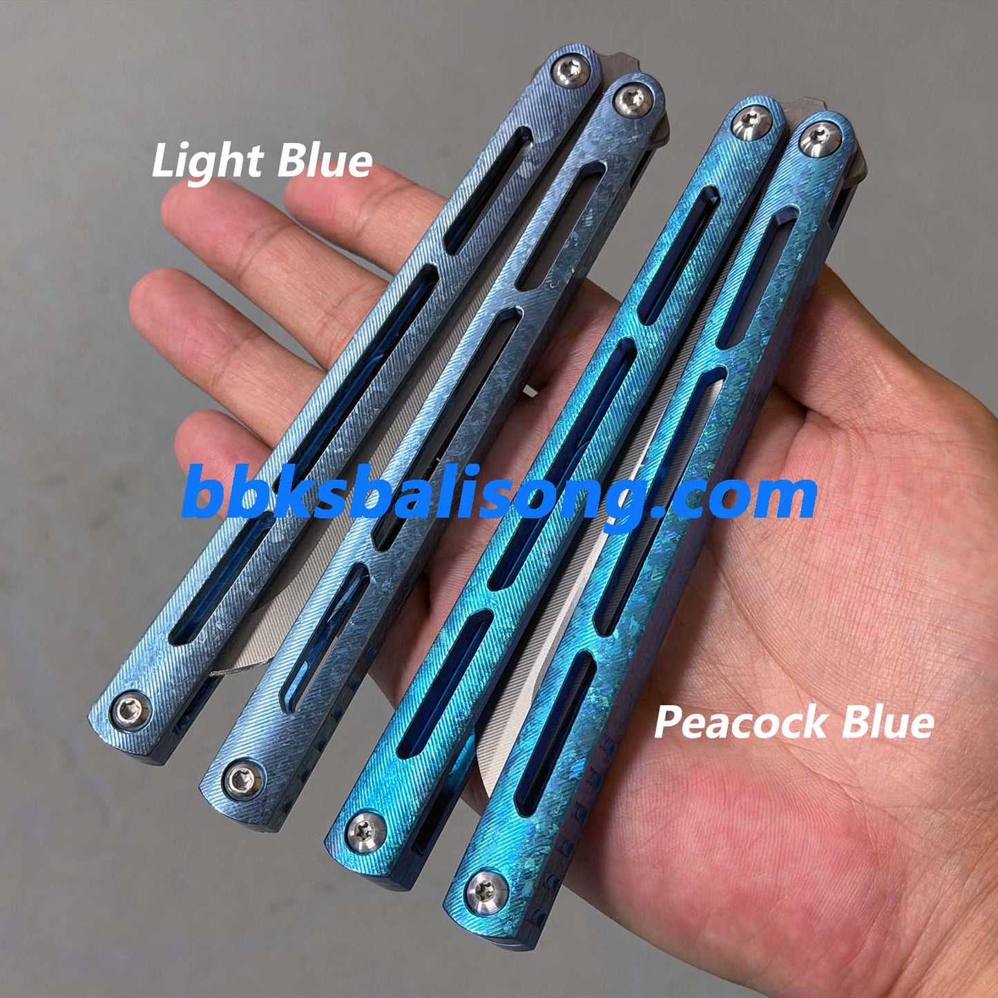 Baliplus Tsunami V4 Balisong Clone Ice Crystal Handle