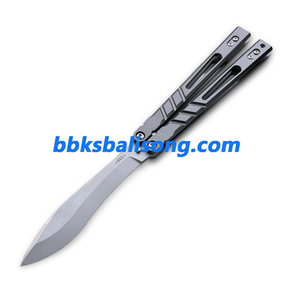 Baliplus Alpha Beast 3.0 Balisong Clone Sandwich Titanium Handle Bushings System