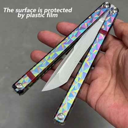 Baliplus Gaboon Balisong Clone Titanium Handle