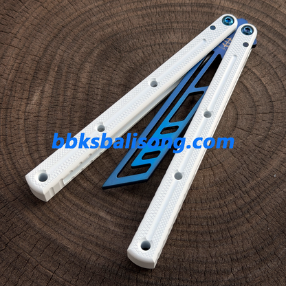 Baliplus Kraken V3 Balisong Clone Ceramic Coating Handle Sapphire Blade