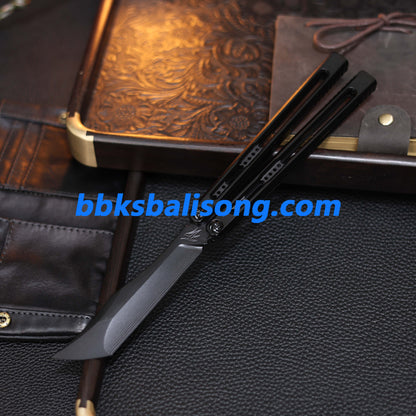 Baliplus Medusa V2 Balisong Clone Titanium Handle Bushings System