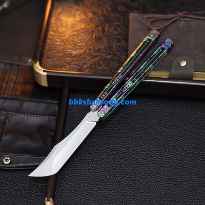 Baliplus Medusa V2 Balisong Clone Titanium Handle Bushings System