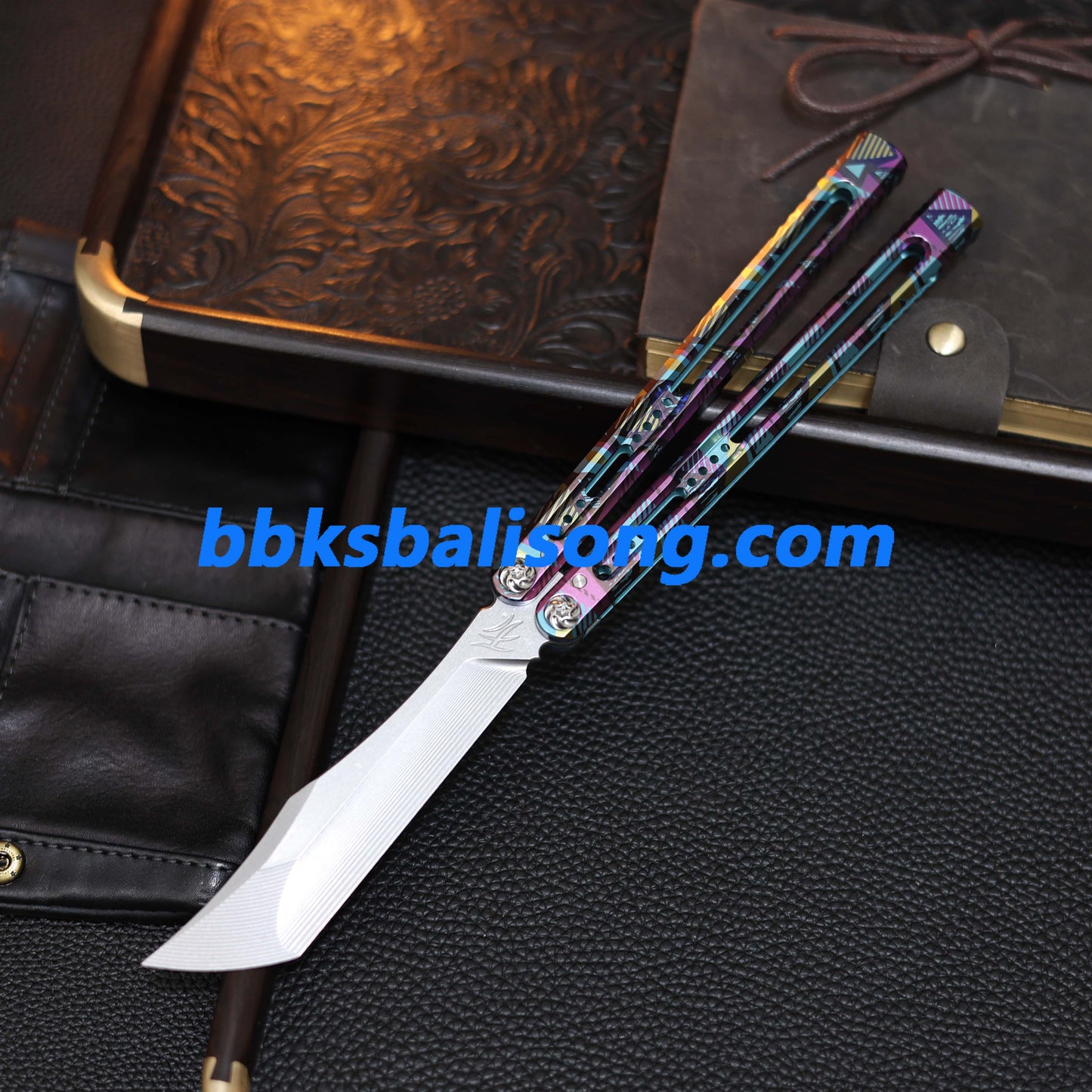 Baliplus Medusa V2 Balisong Clone Titanium Handle Bushings System