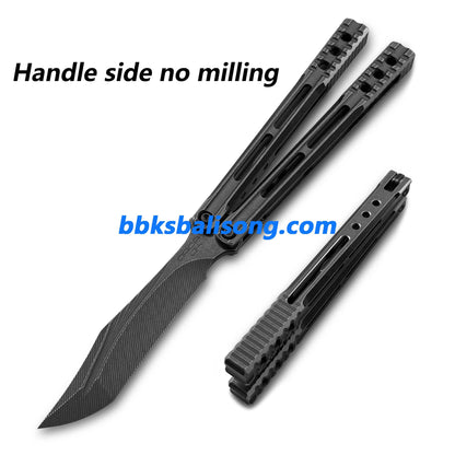 Baliplus Orca V1.5 Balisong Clone Titanium Handle Bushings System