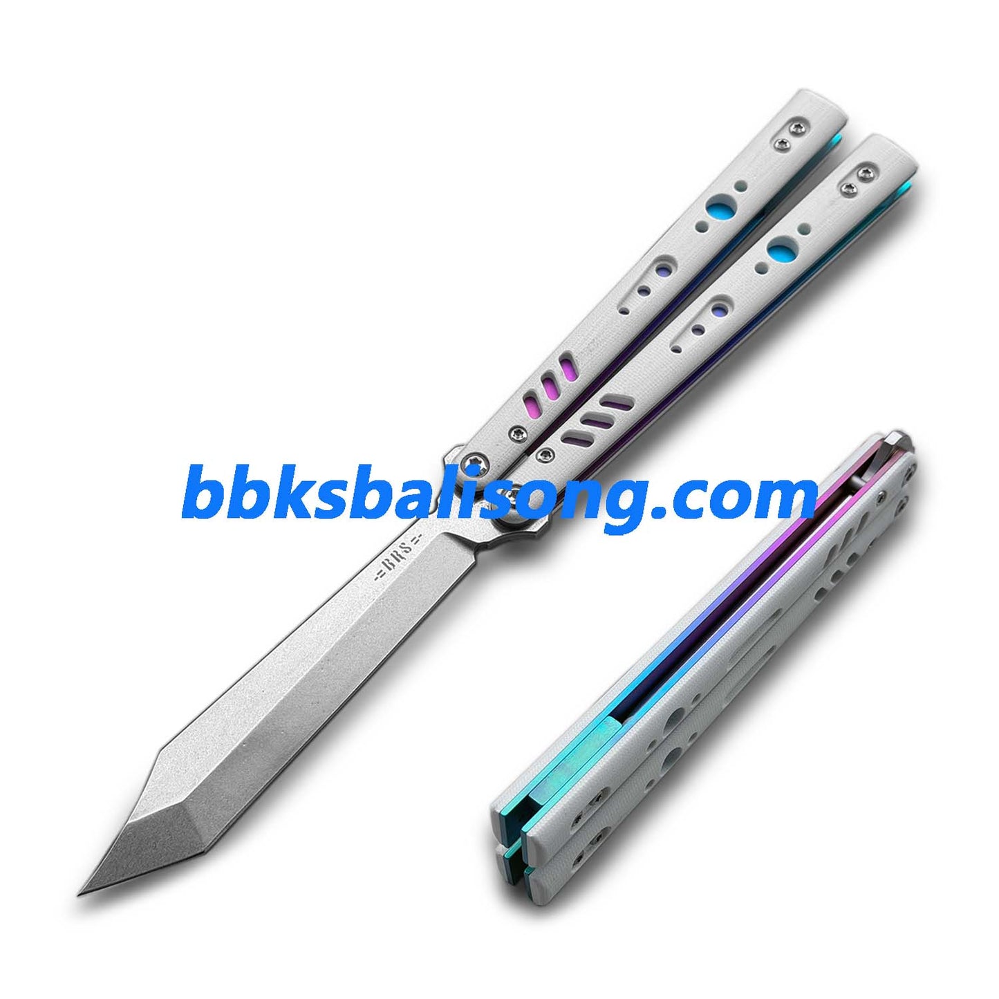 Baliplus Replicant (REP) Live Blade Balisong Clone G10+Titanium Handle