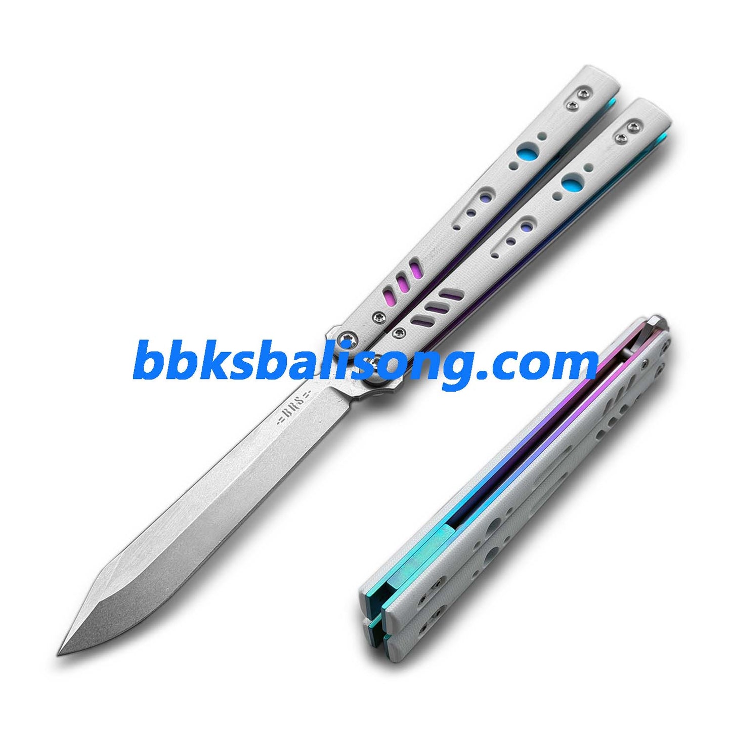 Baliplus Replicant (REP) Live Blade Balisong Clone G10+Titanium Handle