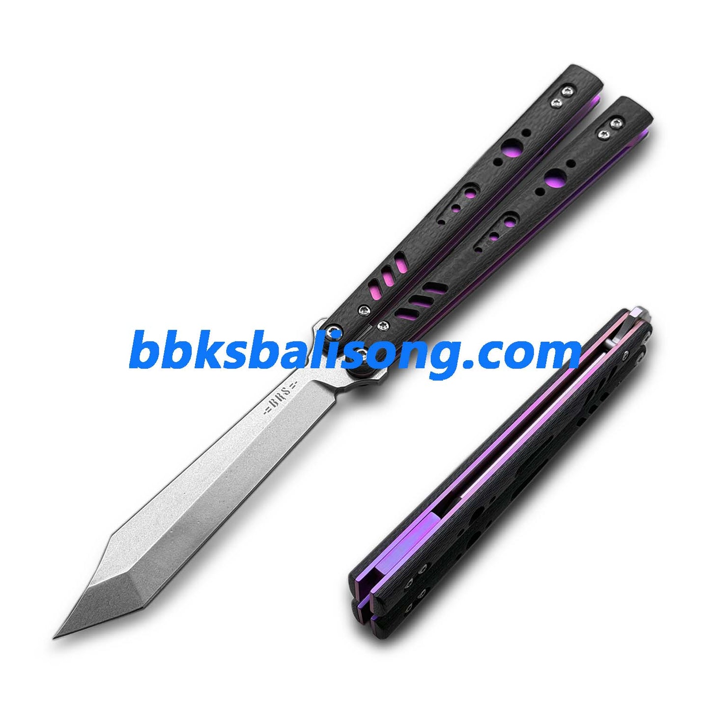 Baliplus Replicant (REP) Live Blade Balisong Clone G10+Titanium Handle