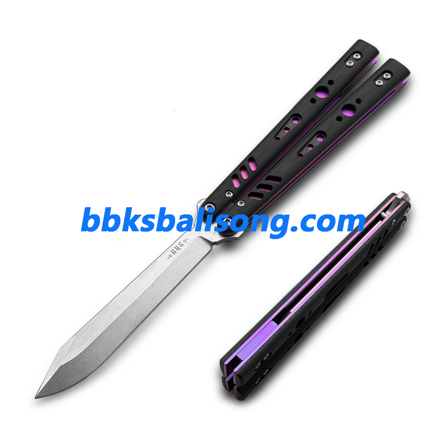 Baliplus Replicant (REP) Live Blade Balisong Clone G10+Titanium Handle