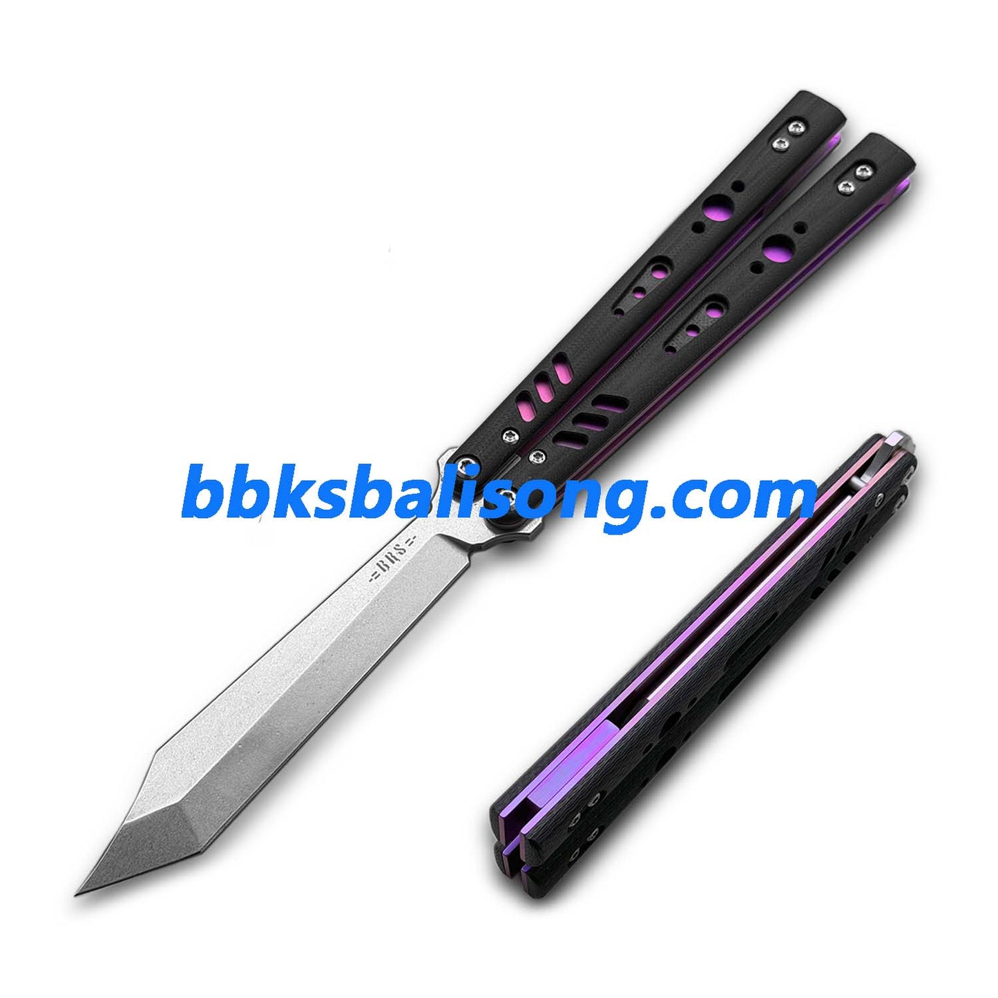 Baliplus Replicant (REP) Live Blade Balisong Clone G10+Titanium Handle