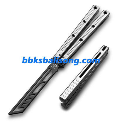Baliplus Speed Channel Krake Raken (Kraken) V3 Balisong Trainer Clone Glossy Handle