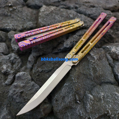 Baliplus Telesto Balisong Clone Titanium Handle