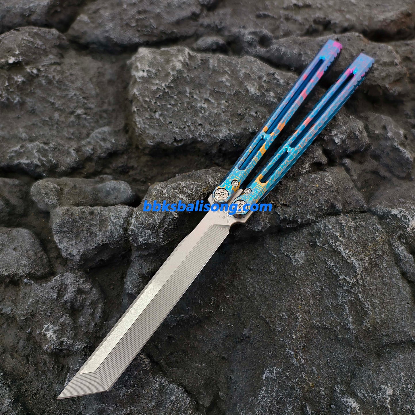 Baliplus Telesto Balisong Clone Titanium Handle