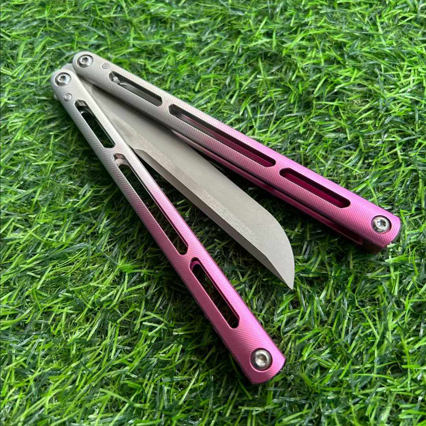 Baliplus Tsunami V4 Balisong Clone 7075 Aluminum Handle