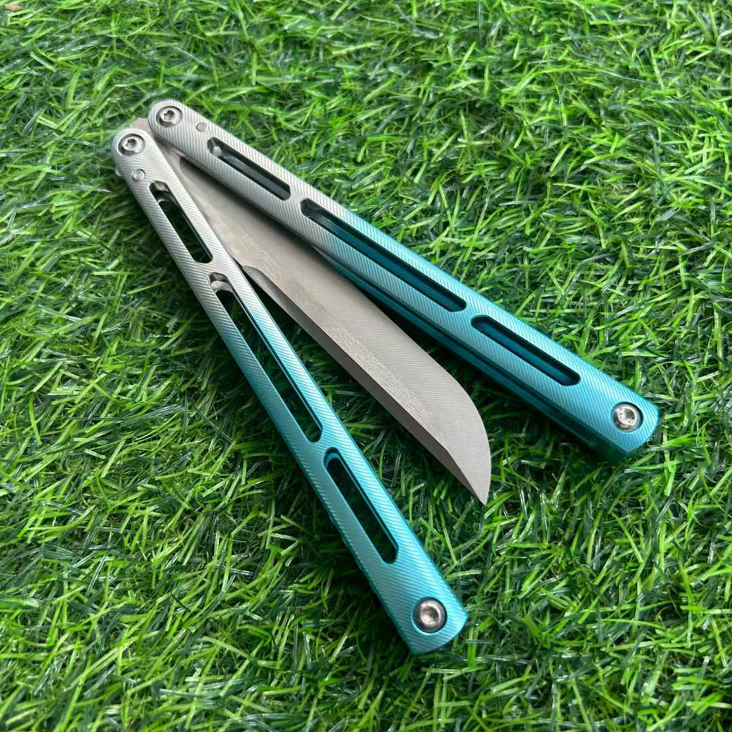Baliplus Tsunami V4 Balisong Clone 7075 Aluminum Handle