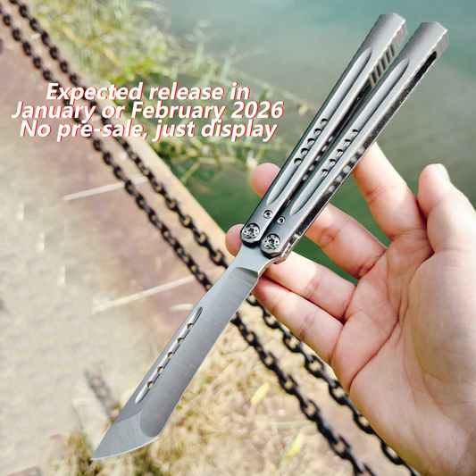 Baliplus×AKD Votum Original Balisong Titanium Handle