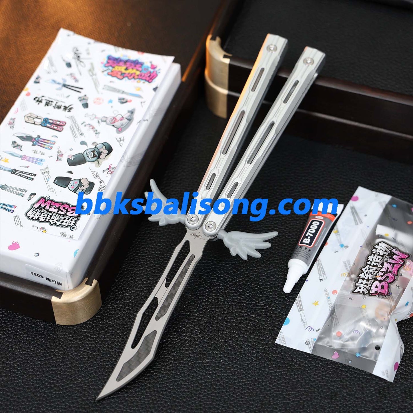 Banshu 8803 Original Balisong Trainer 7075 Aluminum Handle