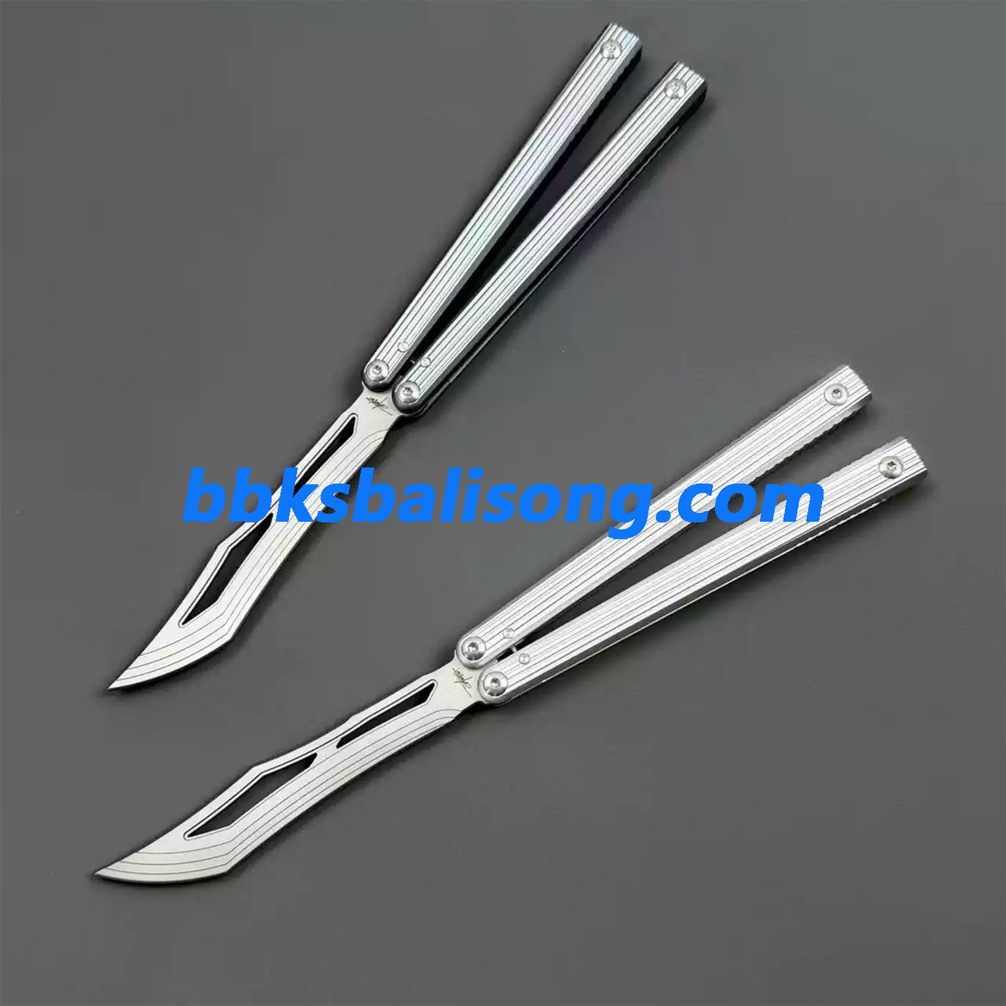 Banshu 8804 Balisong 6063 Aluminum Handle Bushings System
