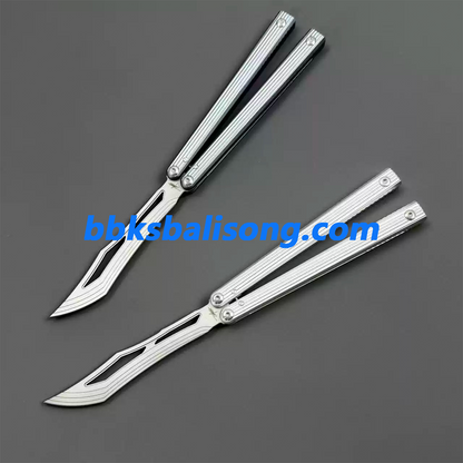 Banshu 8804 Balisong 6063 Aluminum Handle Bushings System