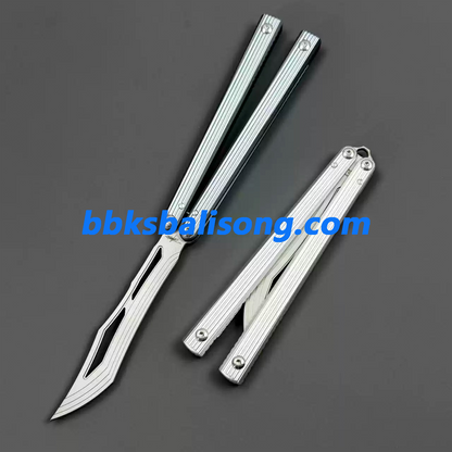 Banshu 8804 Balisong 6063 Aluminum Handle Bushings System
