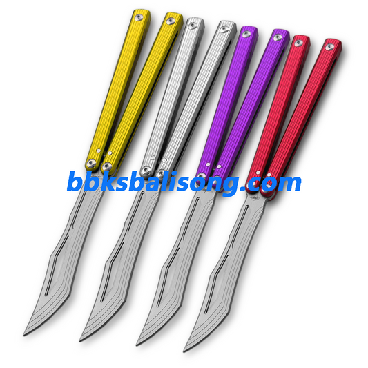 Banshu 8804 Balisong 6063 Aluminum Handle Bushings System