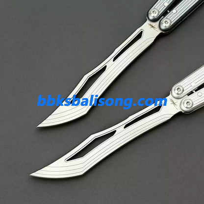 Banshu 8804 Balisong 6063 Aluminum Handle Bushings System