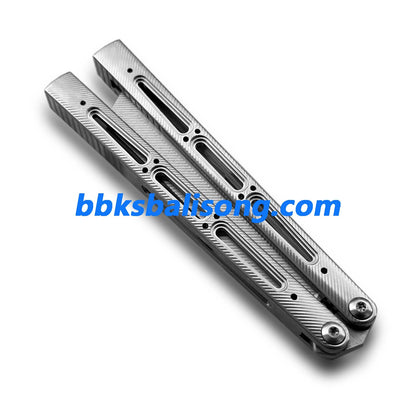 Banshu Chioni Balisong Clone Titanium Handle False Edge
