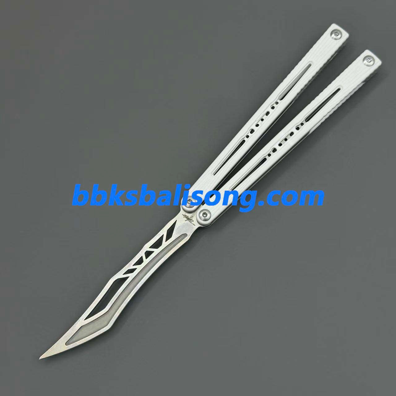Banshu Laser Balisong Trainer ABS Scales+Steel Lining Handle