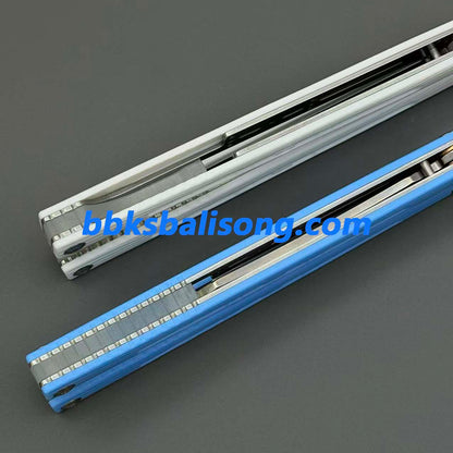 Banshu Laser Balisong Trainer ABS Scales+Steel Lining Handle