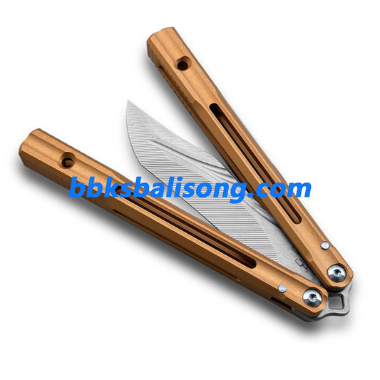 Banshu Orca V2 Balisong Clone 7075 Aluminum Handle