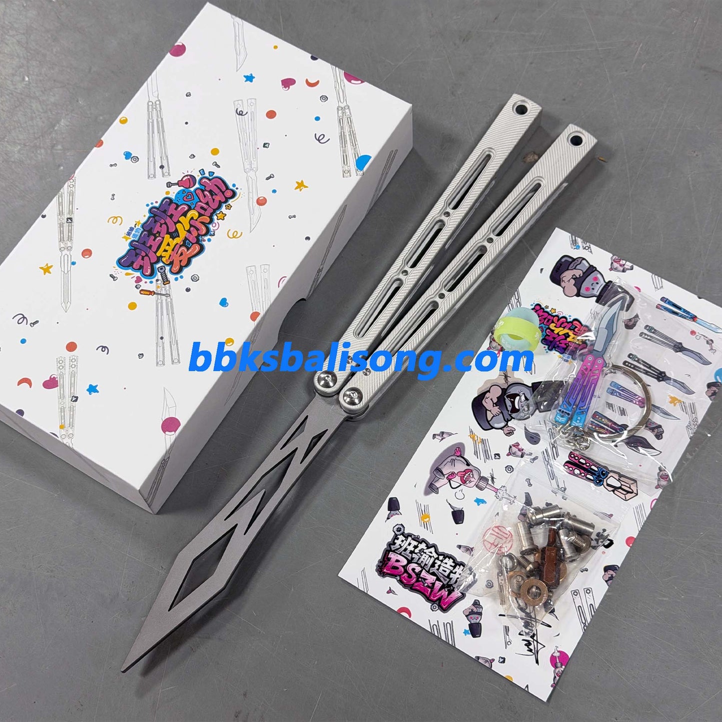 Banshu Pagos Balisong Clone 7075 Aluminum Handle