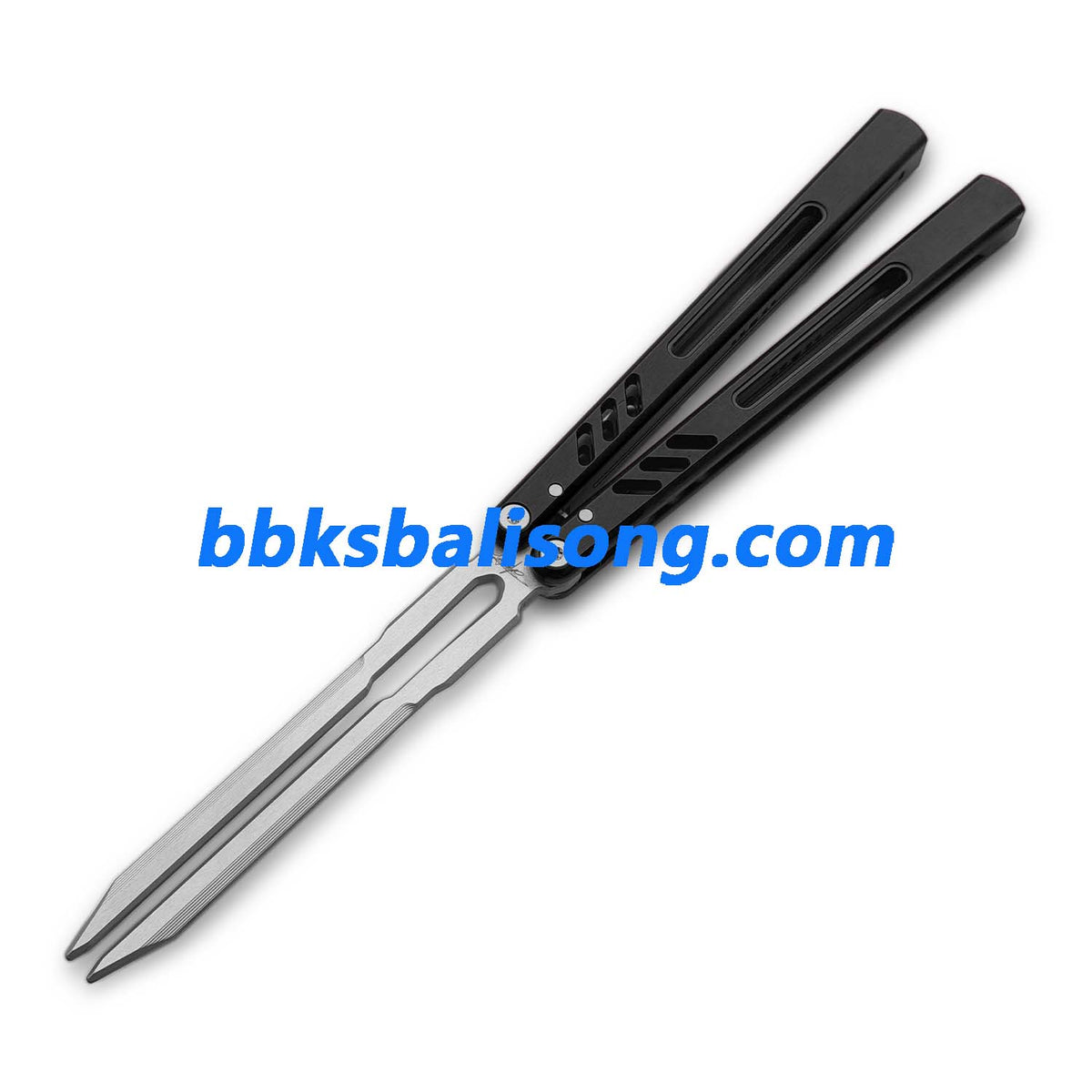 Banshu 8801 Balisong Tuning Fork Blade 7075 Aluminum Handle Bushings System
