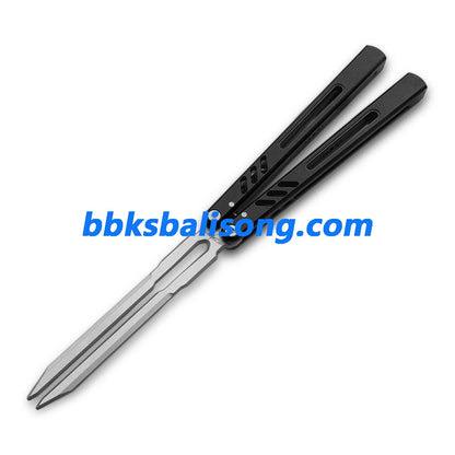 Banshu 8801 Balisong Tuning Fork Blade 7075 Aluminum Handle Bushings System