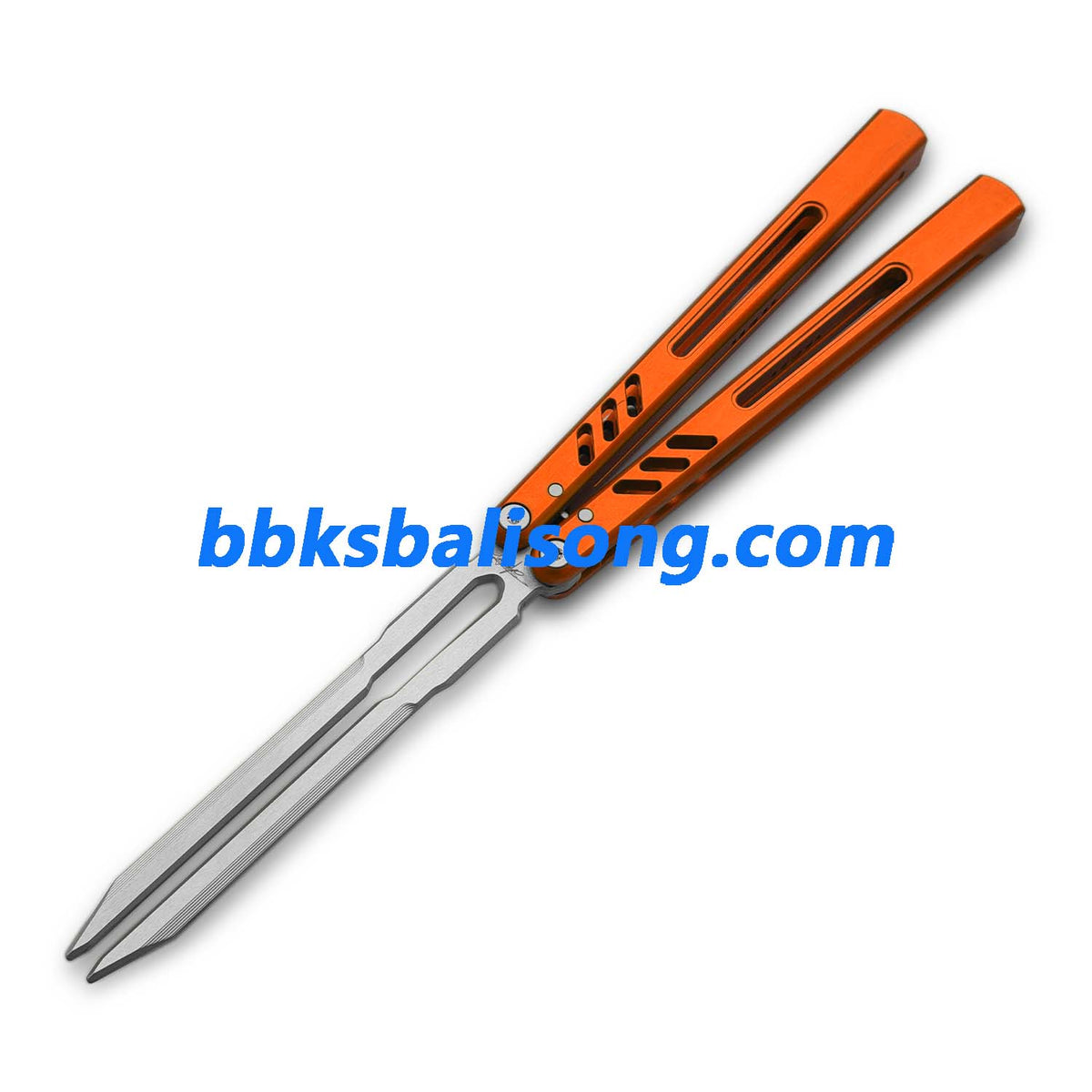 Banshu 8801 Balisong Tuning Fork Blade 7075 Aluminum Handle Bushings System