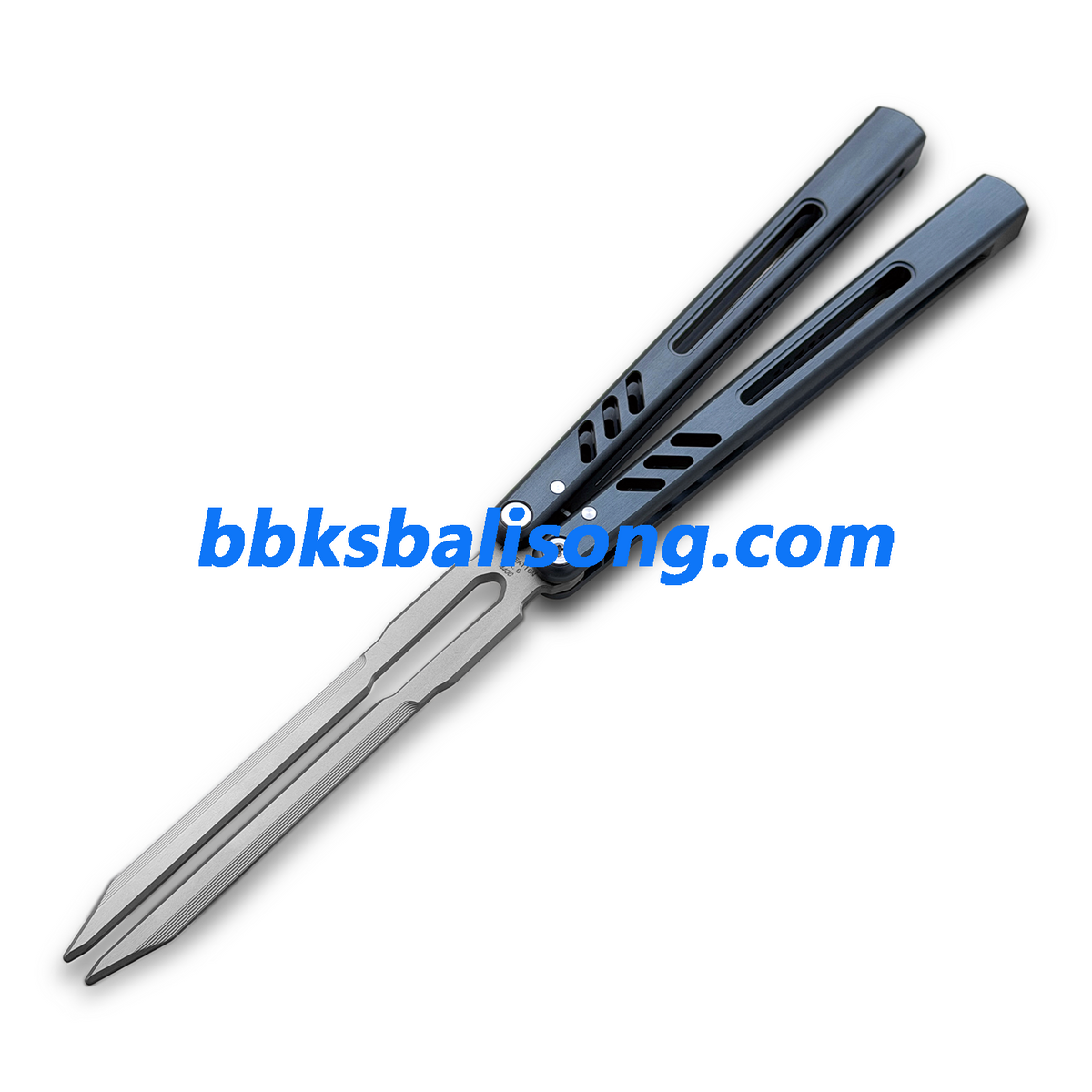 Banshu 8801 Balisong Tuning Fork Blade 7075 Aluminum Handle Bushings System