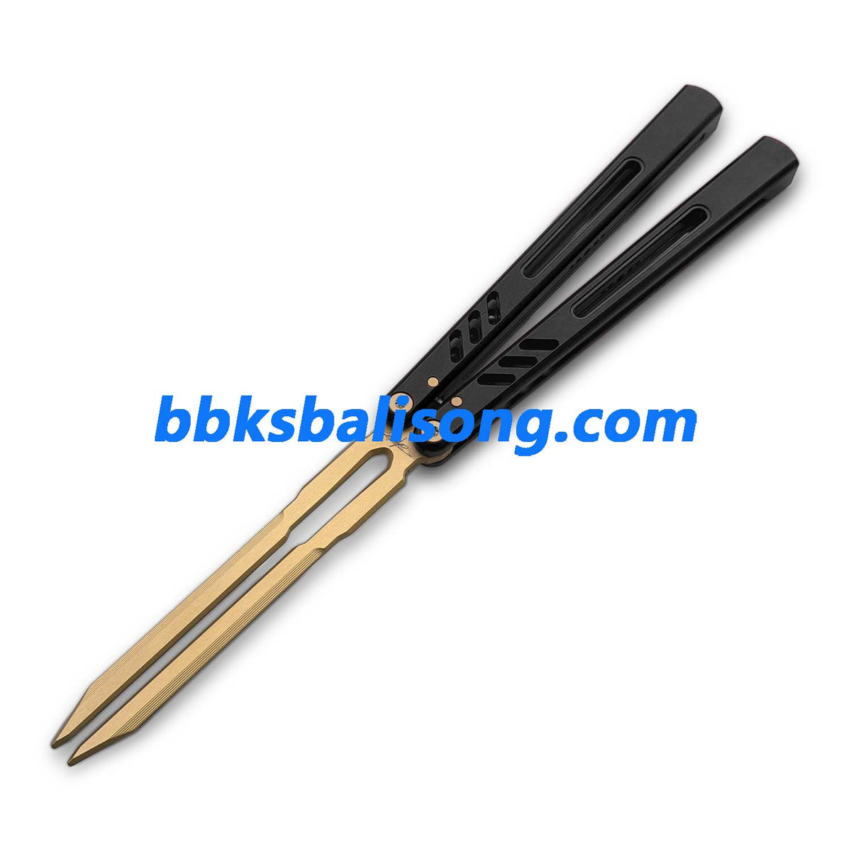 Banshu 8801 Balisong Tuning Fork Blade 7075 Aluminum Handle Bushings System