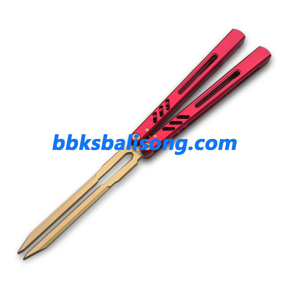 Banshu 8801 Balisong Tuning Fork Blade 7075 Aluminum Handle Bushings System