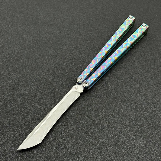 Baliplus Gaboon Balisong Clone Titanium Handle