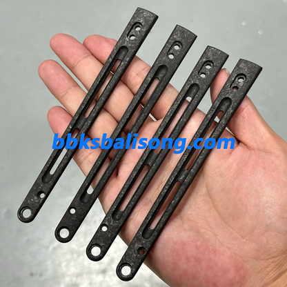 Carbon Fiber Scales For Baliplus or ARMED SHARK Replicant Balisong Clone