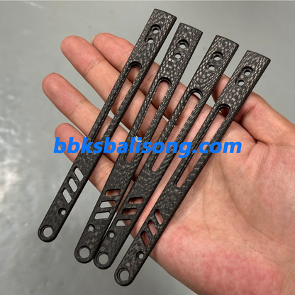 Carbon Fiber Scales For Baliplus or ARMED SHARK Replicant Balisong Clone