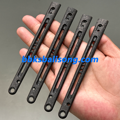 Carbon Fiber Scales For Baliplus or ARMED SHARK Replicant Balisong Clone