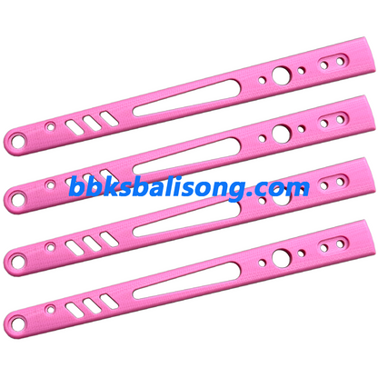 Carbon Fiber Scales For Baliplus or ARMED SHARK Replicant Balisong Clone